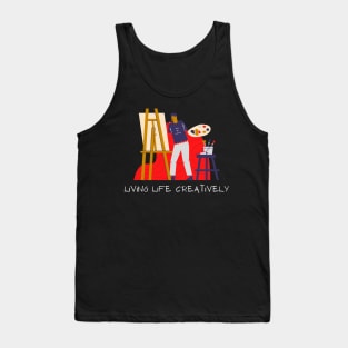 Living Life Creatively Artist Tank Top